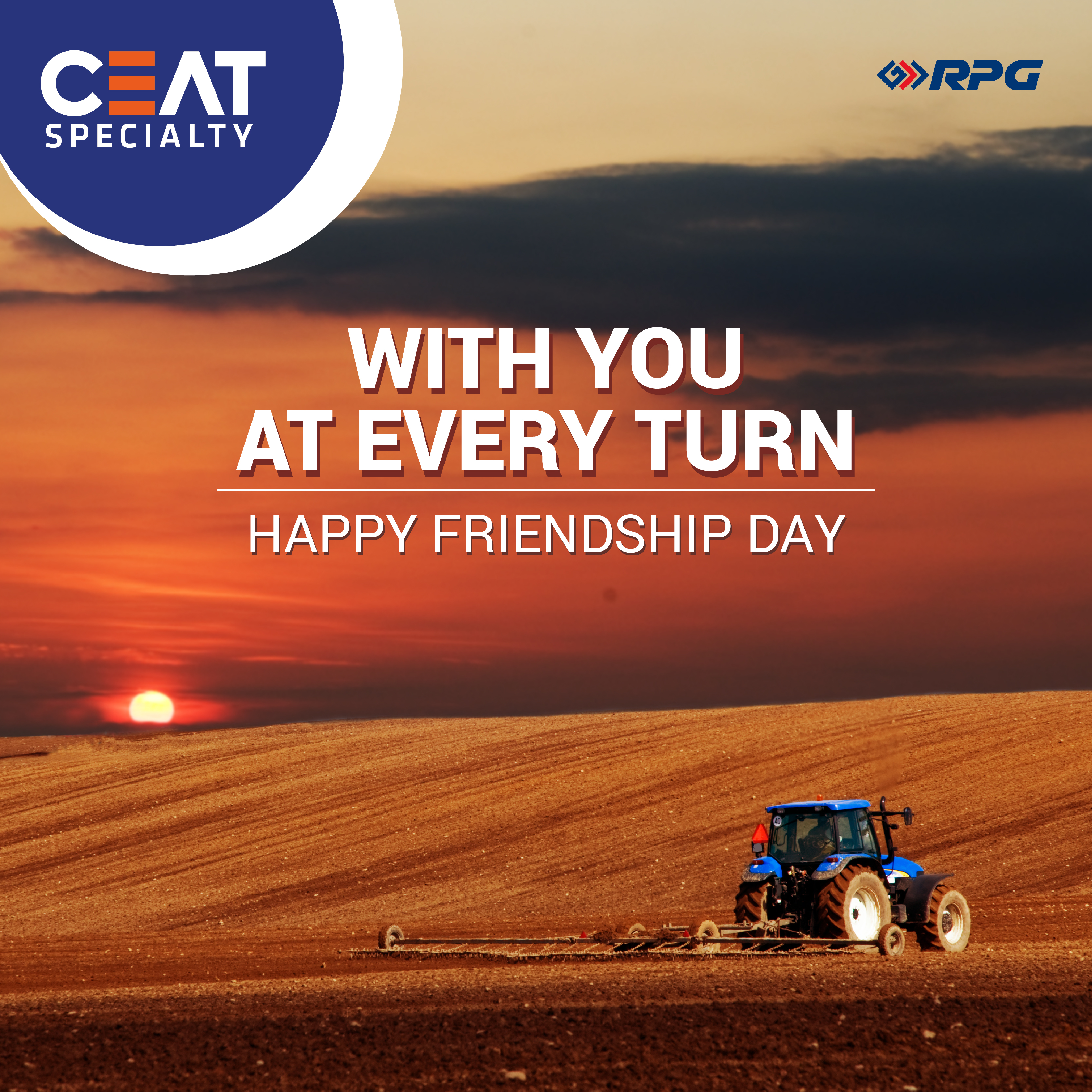 Happy Friendship Day post design idea by CEAT